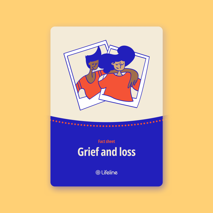 Fact sheet – Grief and loss