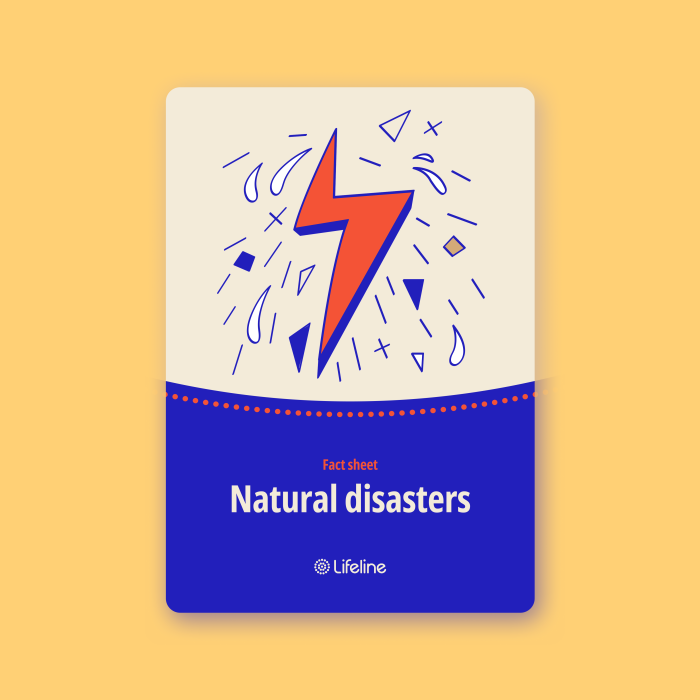 Fact sheet – Natural disasters
