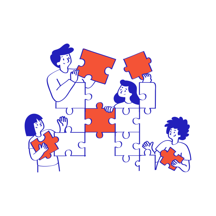 Illustration – Jigsaw – No background