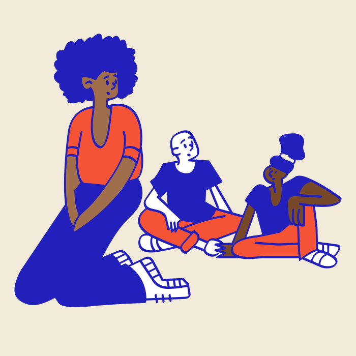 Illustrations – Loneliness – Beige