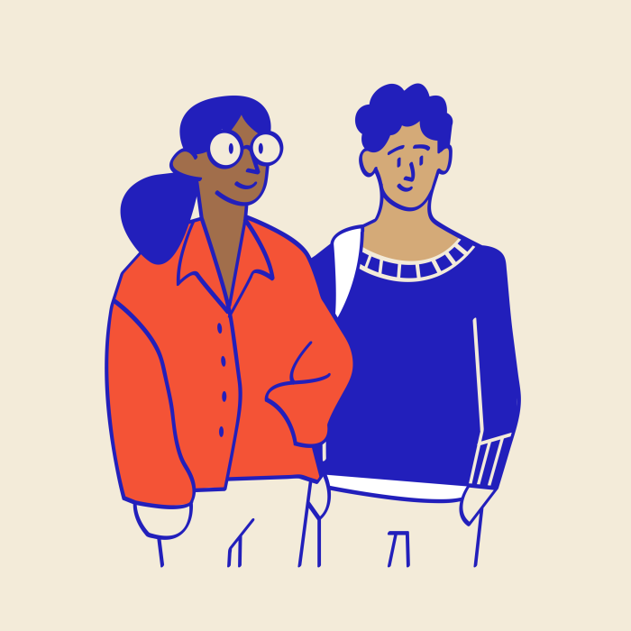 Illustrations – Relationships – Beige