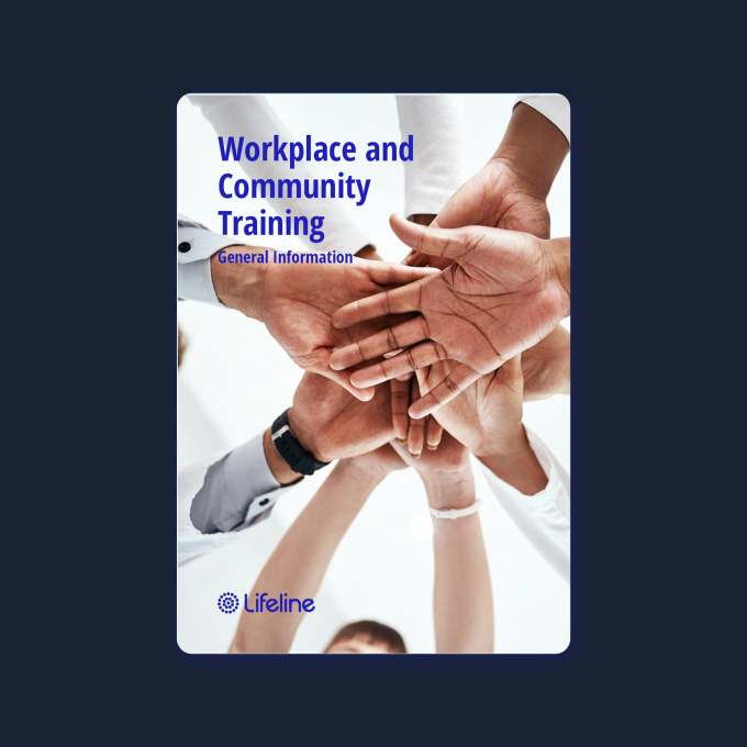 Workplace and community training - Dark