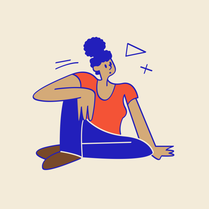 Illustrations – Anxiety – Beige