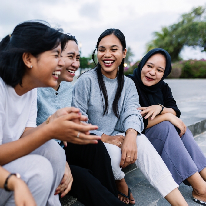 Group of young people