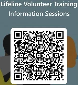 QR Code for Volunteer Info Sessions